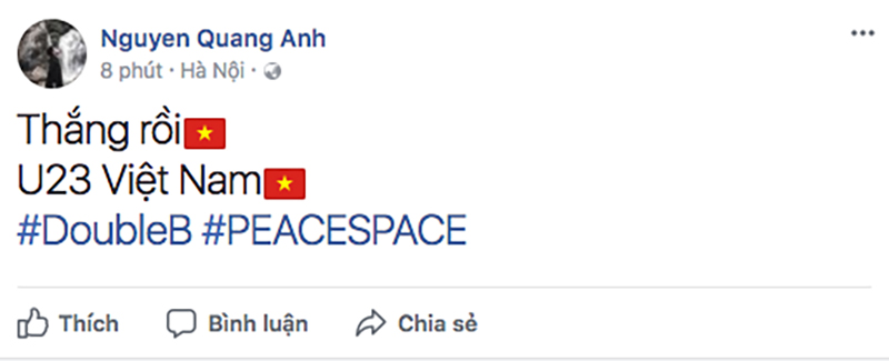 Sao Việt đang vỡ òa trước chiến thắng lịch sử của đội tuyển Việt Nam tại tứ kết U23 châu Á!